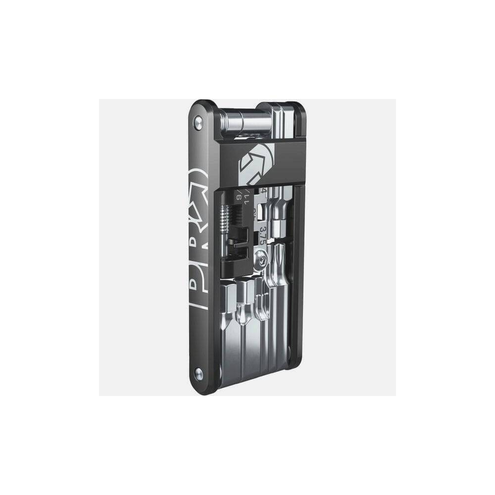 PRO Mini Bike Repair Tool with 13 functions in a durable alloy case, ideal for bike workshop repairs and maintenance.