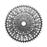 SRAM XS-1275 T-Type Eagle 12-speed mountain bike cassette in silver with 10-52T gear range, high-performance bike component