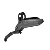 SRAM aluminum MTB brake lever with stainless hardware and tool-free reach adjustment, designed for mountain bike components.
