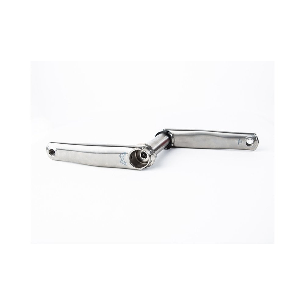 Cane Creek eeWings All-Road titanium crankset for gravel and cyclocross bikes, showcasing lightweight, stiff alloy components.