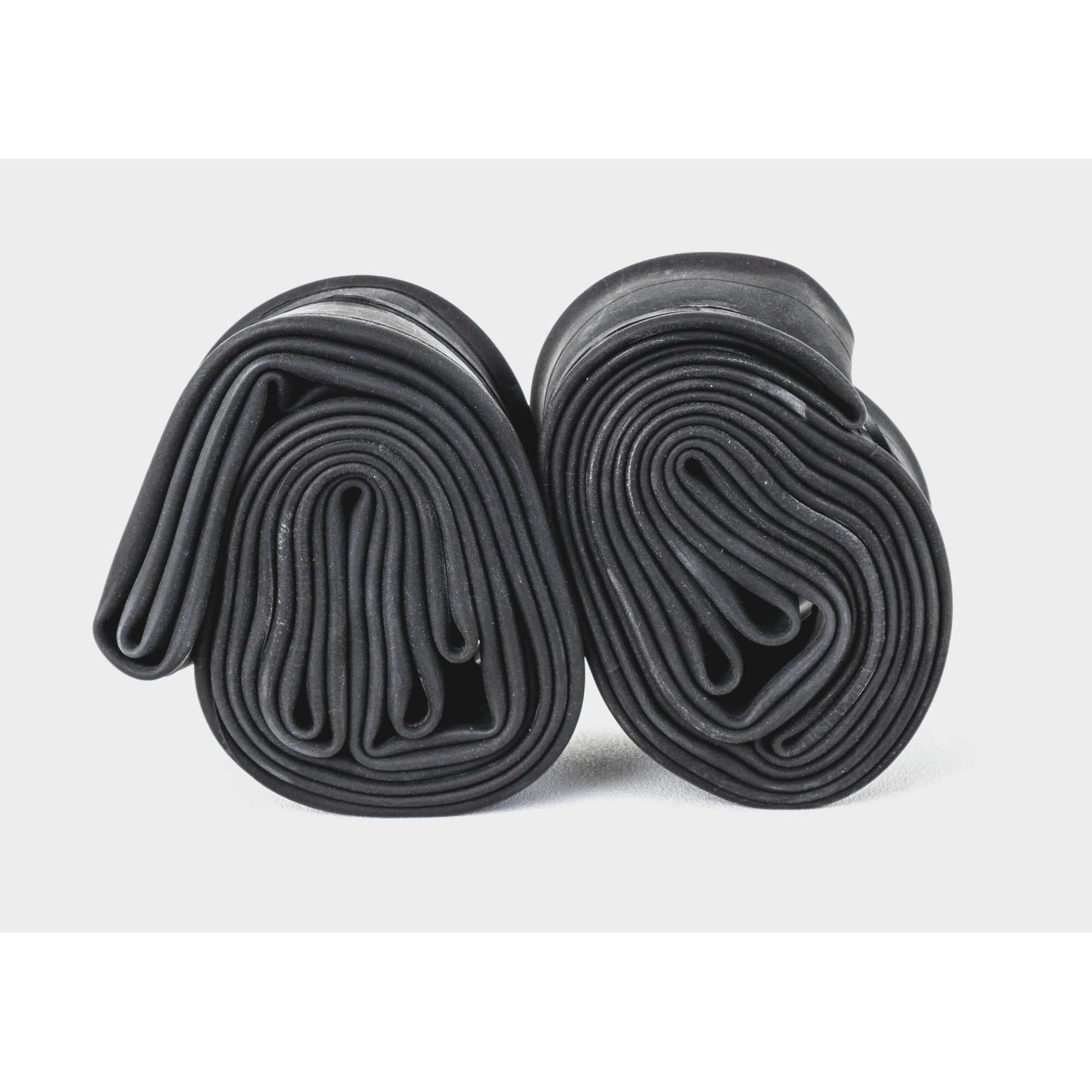 Hutchinson NLA twin pack inner tubes for 24-inch bike tires, with 40mm Schrader valves, suitable for 1.70-2.35 tire widths.