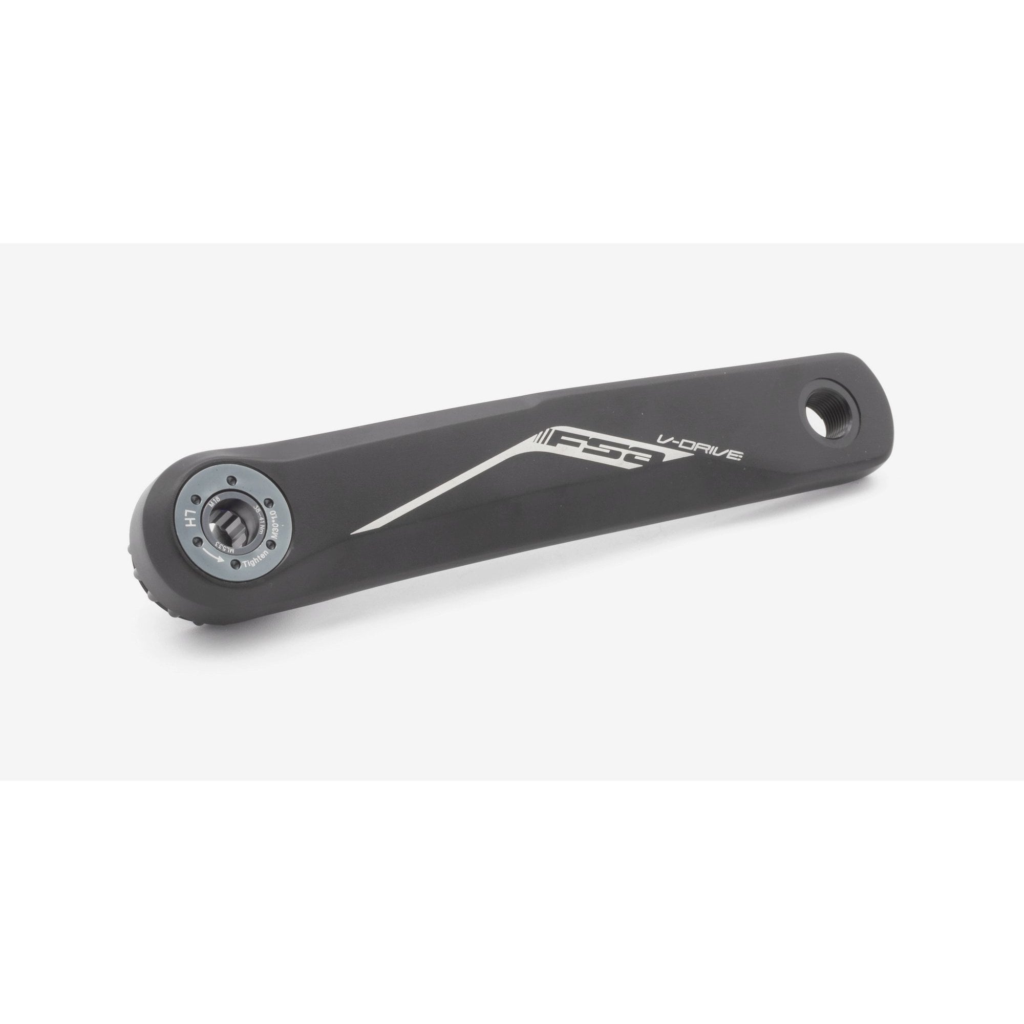 FSA V-Drive MegaExo right hand crank arm replacement part for V18 crankset, showing detailed metal component with branding.