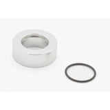 DVO Travel Spacer for Topaz 2 rear shock absorber, bicycle suspension component, showing the spacer part in black.