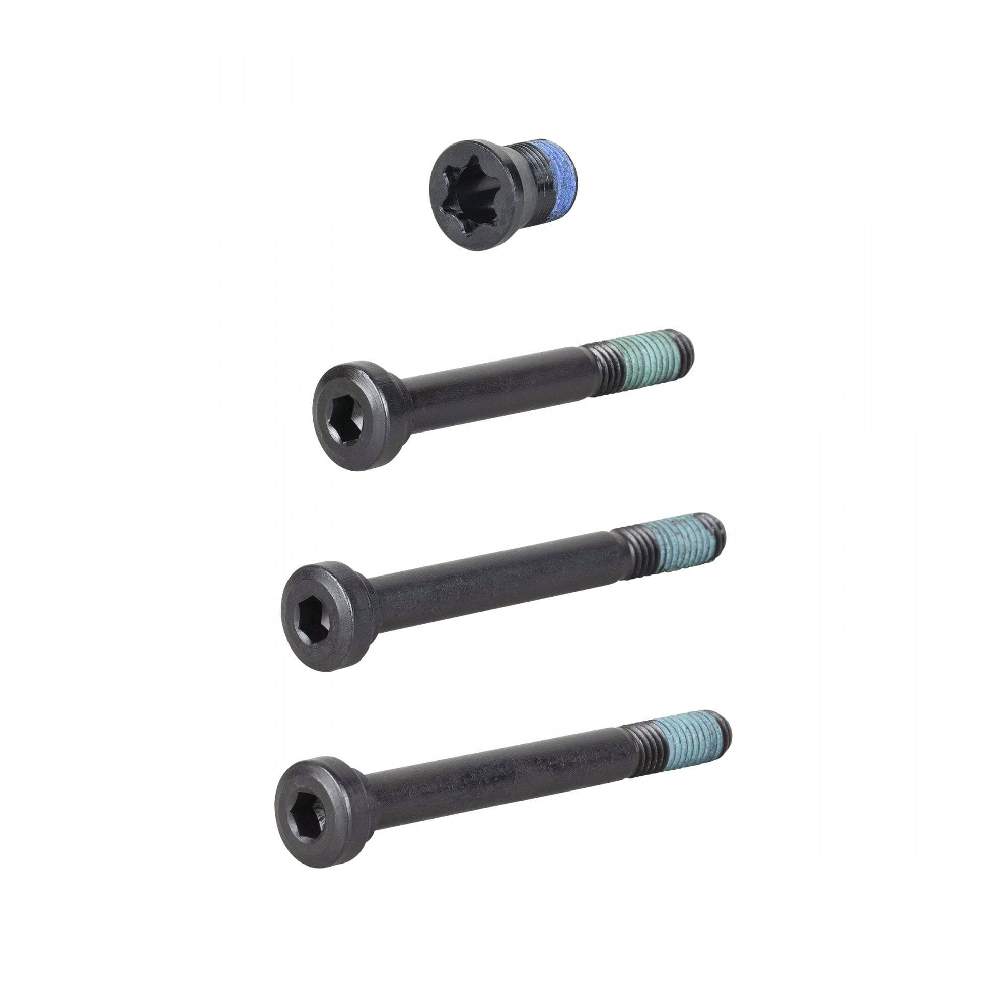 TQ HPR50 drive unit bolt set in black, M8 fasteners for secure e-bike assembly, components for TQ e-bike drive systems.