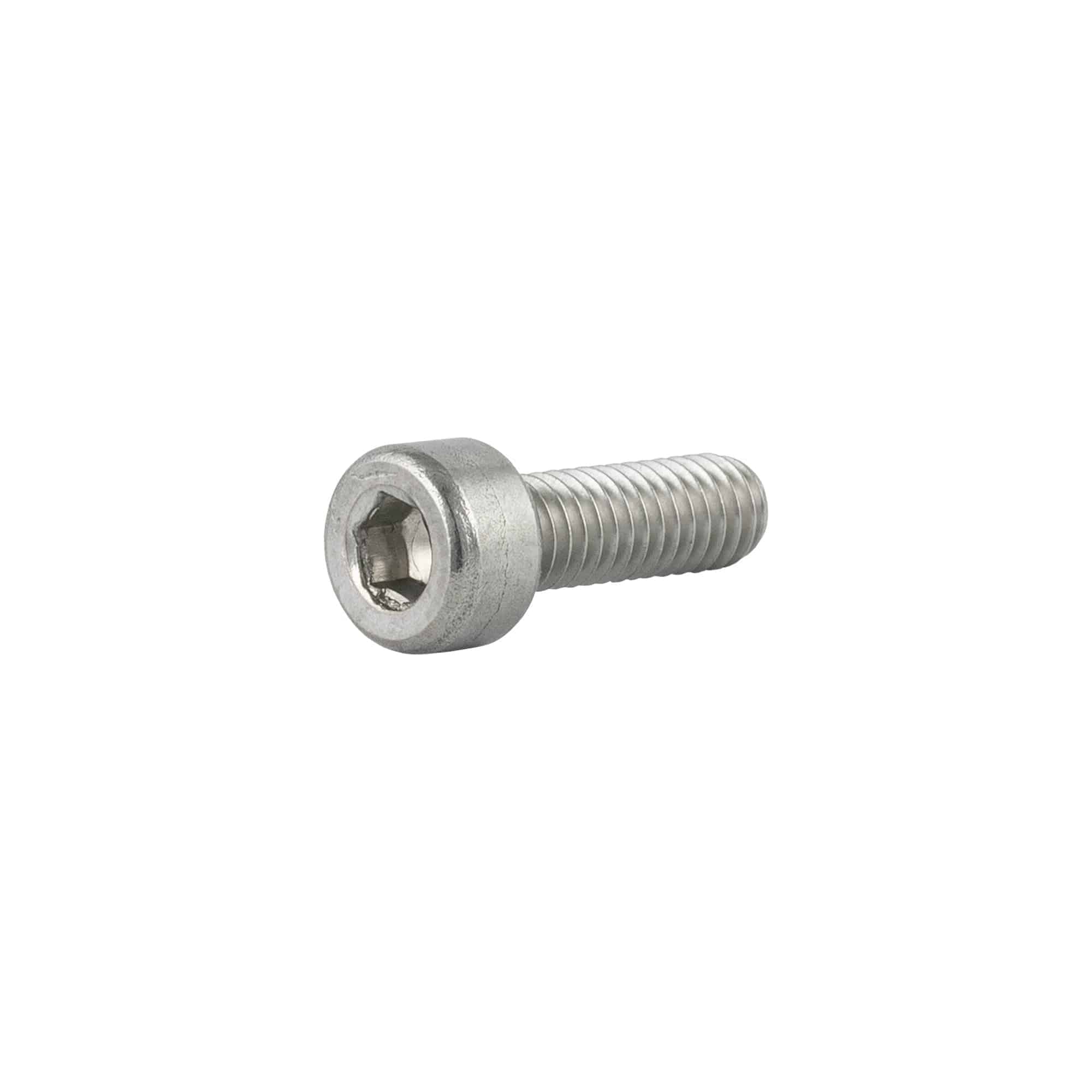 Trek M4x0.7 silver socket head cap screws, 12mm length, bike frame fasteners for bicycle component assembly.