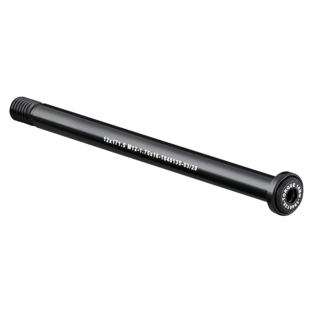 Black Bontrager Switch Lever Rear Thru-Axle 184mm with 6mm hex key compatible for bike components