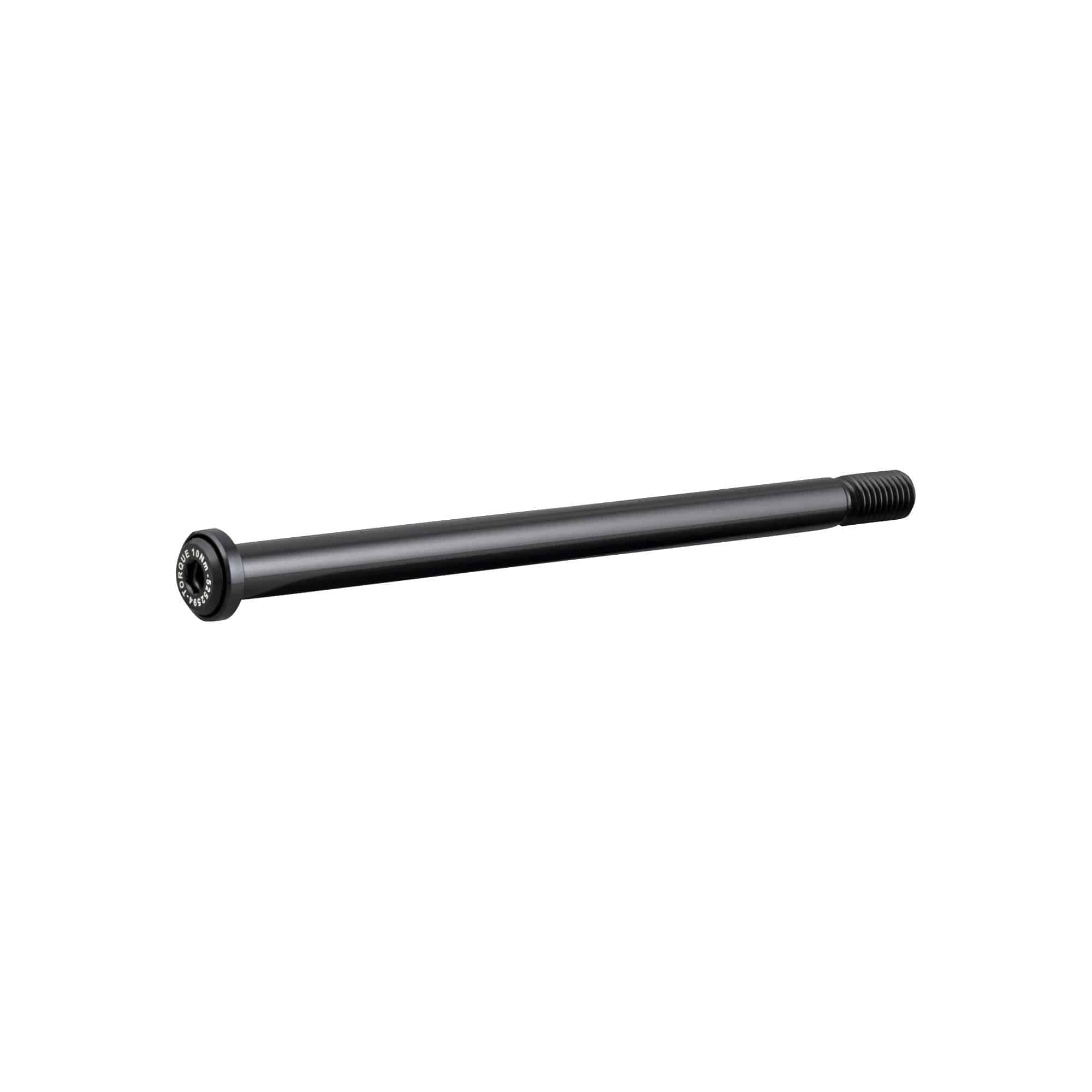 Bontrager Switch Lever Rear Thru-Axle 184mm black with 6mm hex key compatibility for bike components