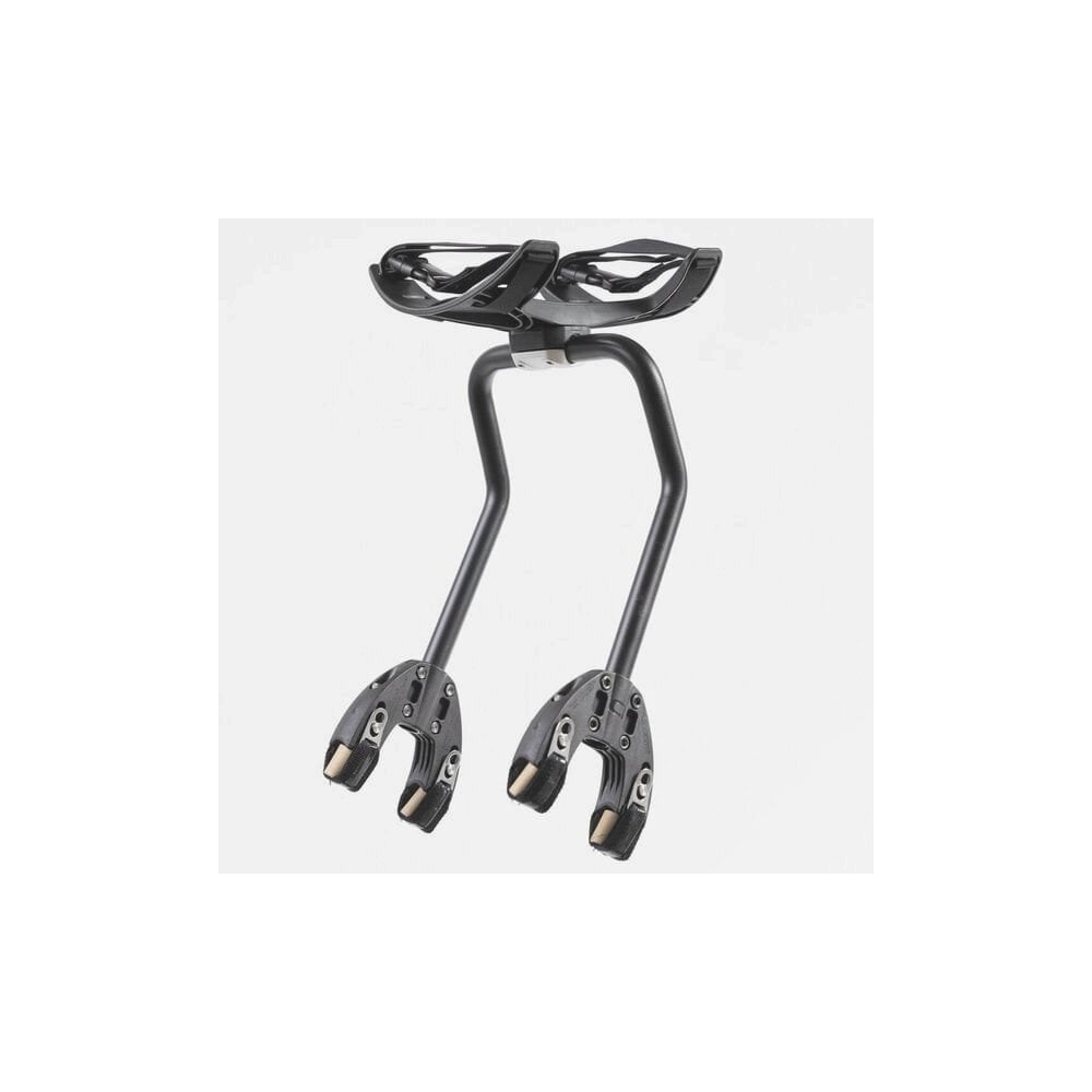 Aeroe Spider Fat Rack accessory for FAT bikes and e-bikes with modular cradle system, shown mounted on bike frame.