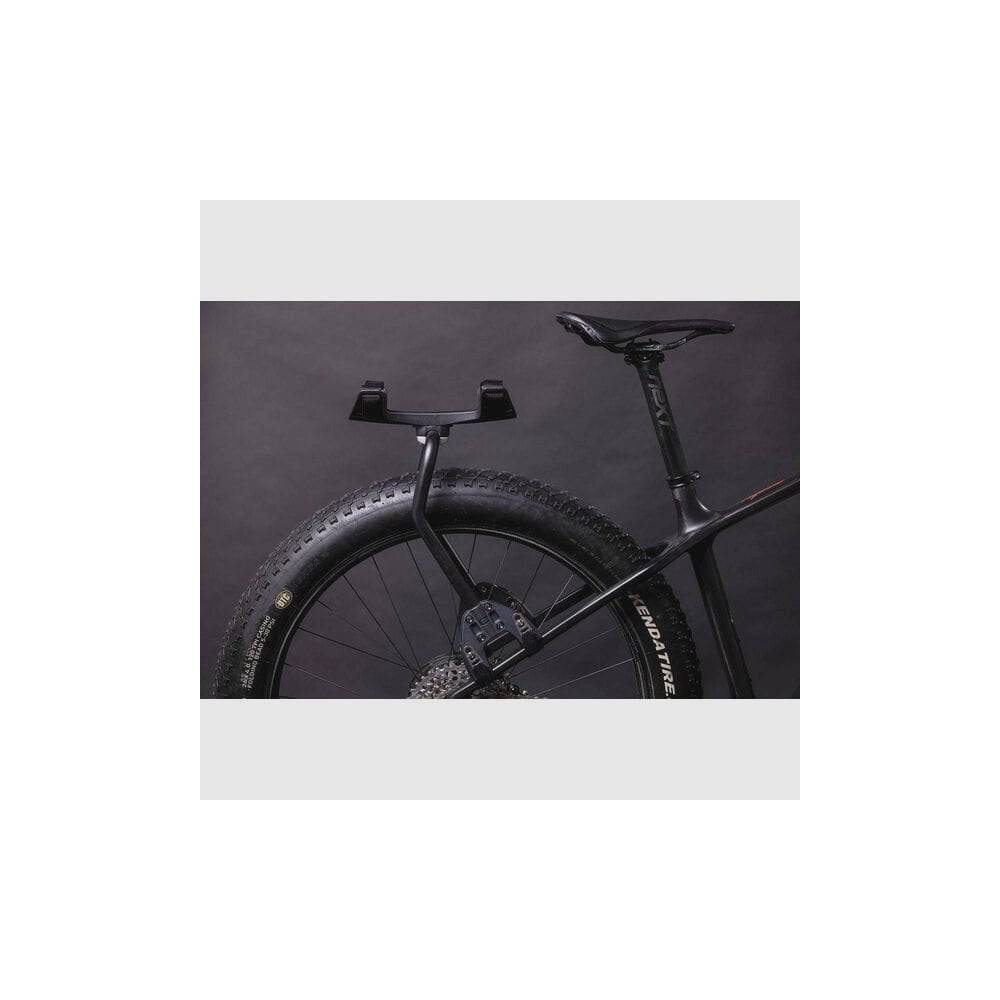 Aeroe Spider Fat Rack accessory for fat bikes and e-bikes, featuring the modular cradle system and sturdy metal construction.