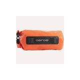 Aeroe 8L waterproof dry bag with quick release buckle, designed for bike racks, showcasing durable, weather-resistant outdoor gear.