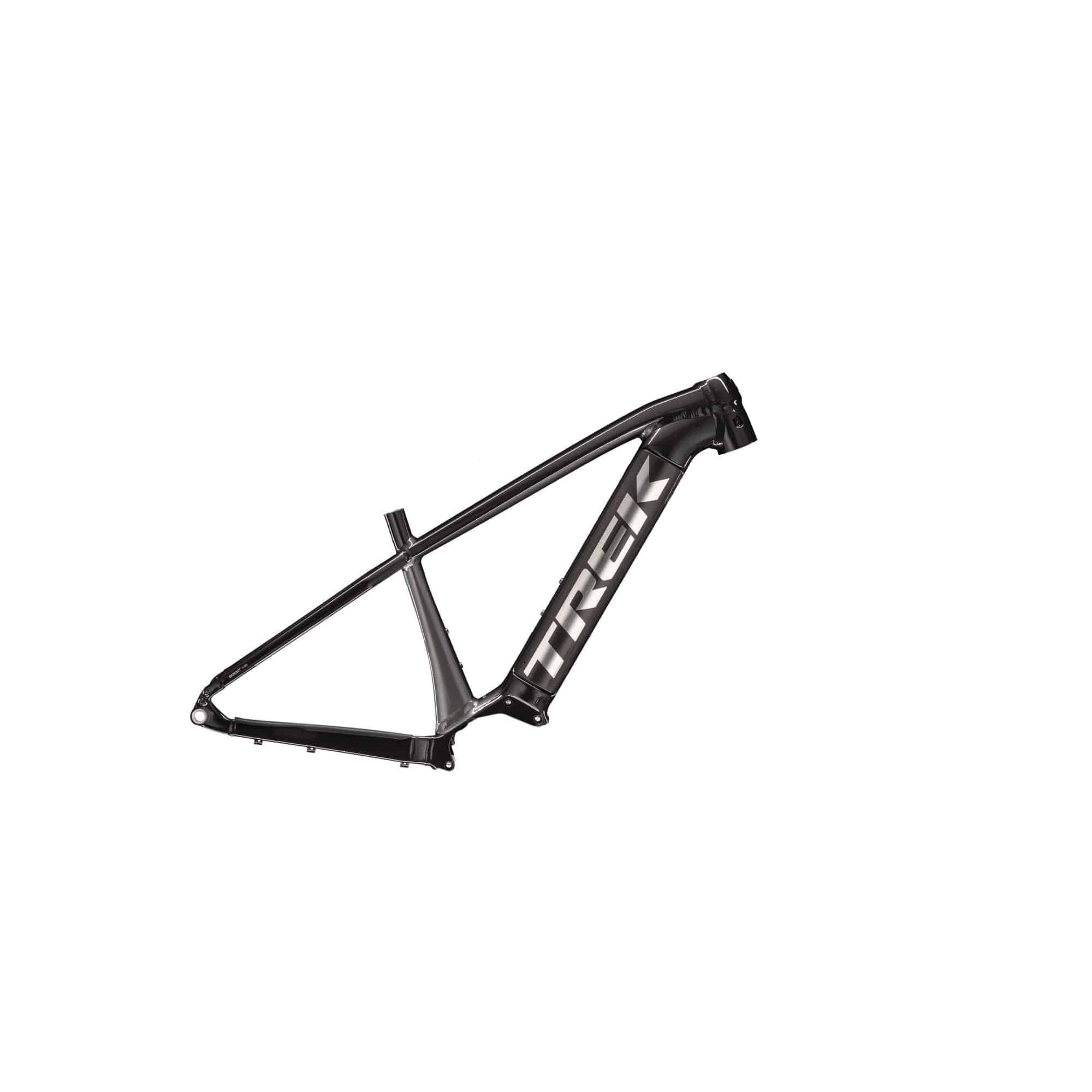 Trek Powerfly MTB XL frameset in Dnister Black and Anthracite, 2024 mountain bike frame with lightweight aluminum construction.