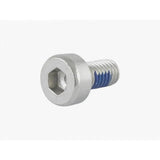Silver Trek Fuel EXe battery end cap fastener M3x0.5x6mm, lightweight bike component for Trek mountain bikes.