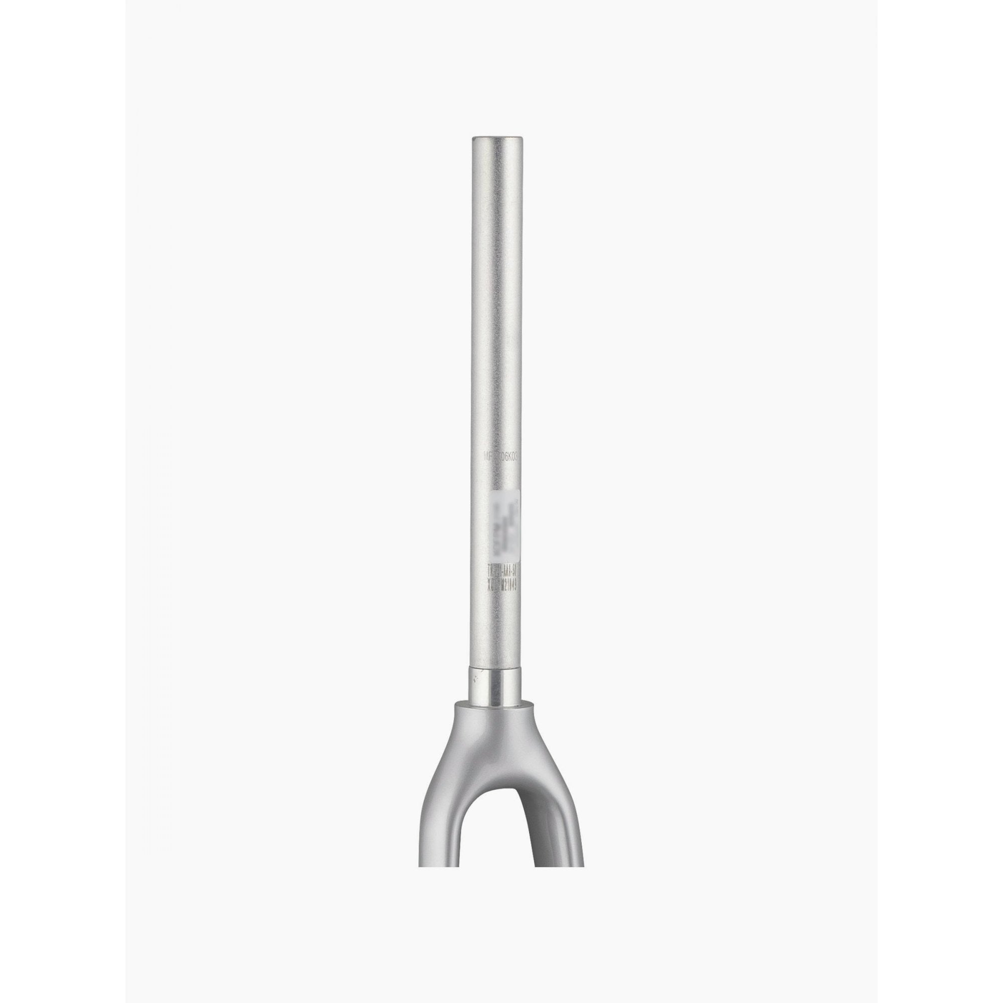 Trek FX Sport carbon disc fork with 12mm thru-axle and flat-mount calipers, showing a rigid component for road or hybrid bikes.