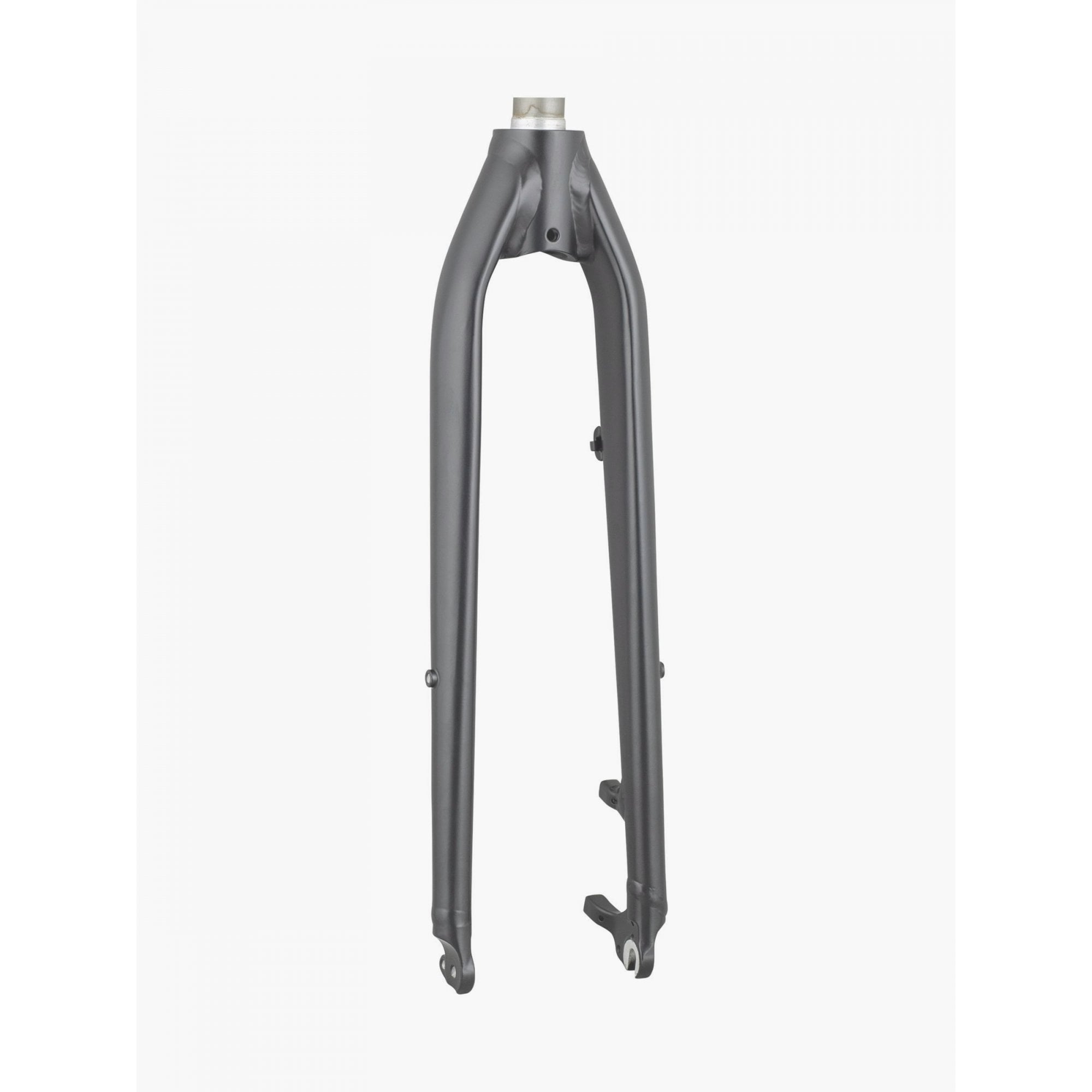 Trek Verve+ 3 Disc fork in teal, rigid replacement component for road bike steering and disc brake compatibility.