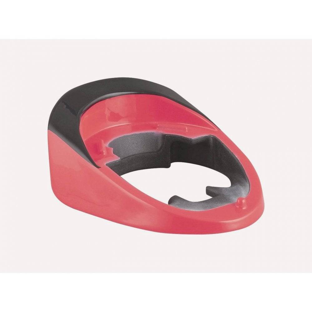 Trek Emonda SLR Viper Red painted headset covers for bike components, accessories, and spare parts in natural close-up view.