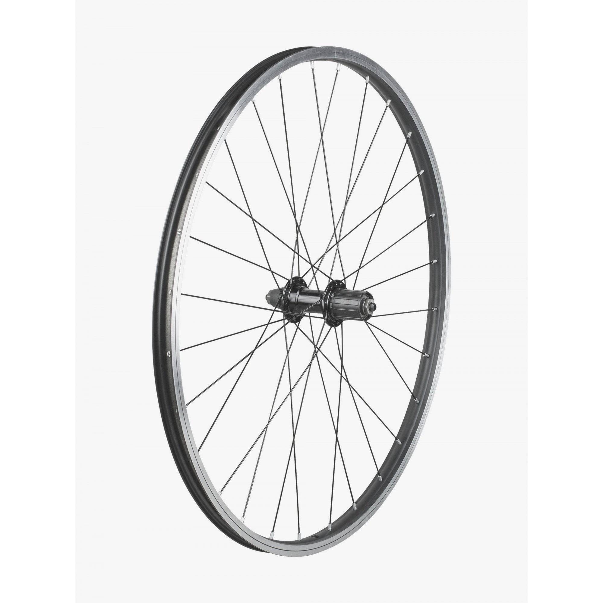 Trek Kids 26-inch rim brake wheels replacement for mountain bikes, showing durable alloy rims and brake compatibility.