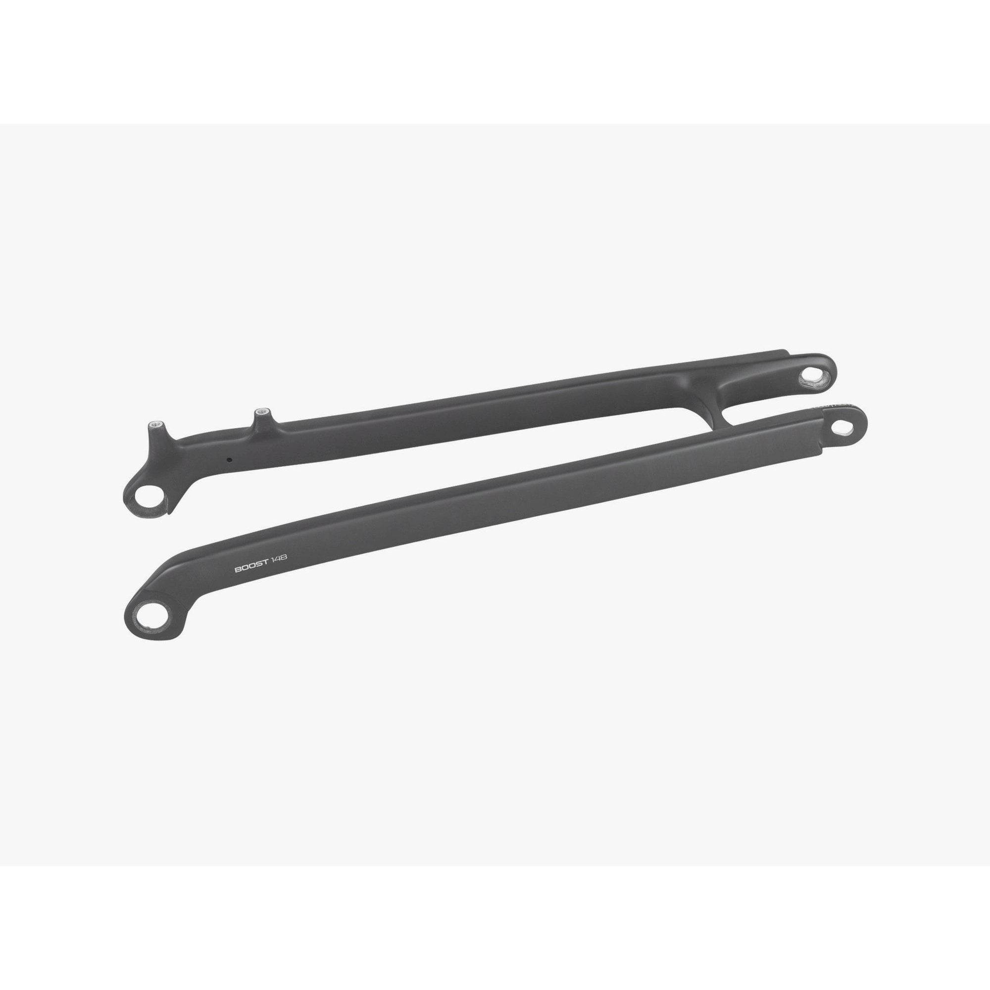Trek 2021 Slash 29 carbon seatstay replacement for MTB frame, close-up of spare component for Trek mountain bike frame.