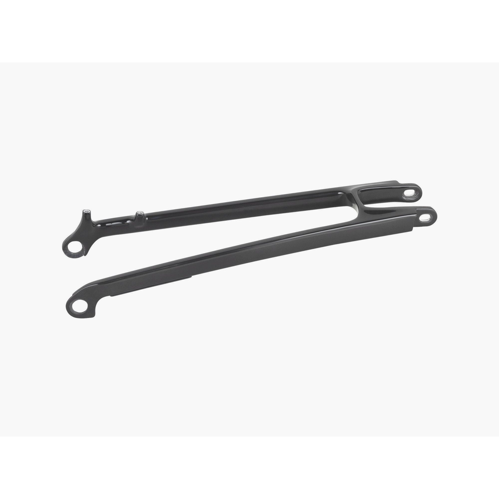 Trek Fuel EXe 29 2023 black framestay seatstay replacement part for mountain bike, showing the Dnister black component in close-up.