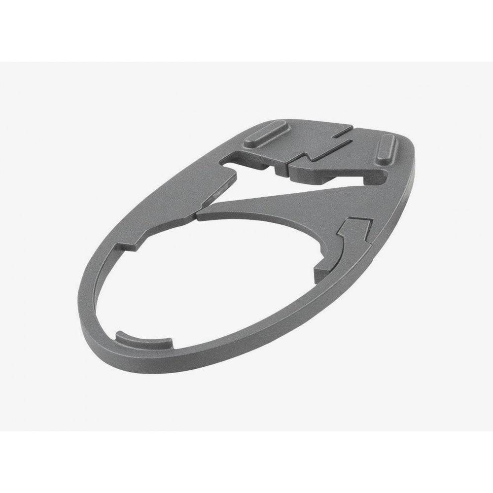 Trek Madone SLR 15mm two-piece integrated headset spacer for bike components, showing the black spacer on the frame.