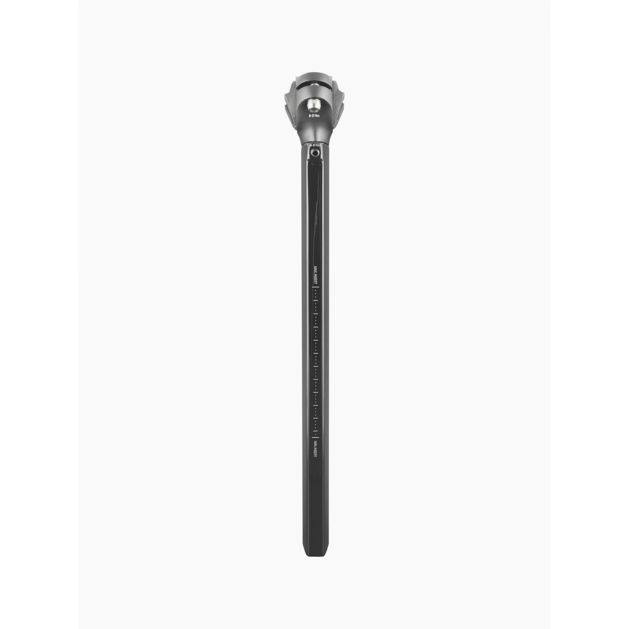Trek Speed Concept SLR short black bike seatpost with flippable head, lightweight cycling component for road bikes