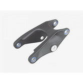 Trek 2022 Slash 29 Carbon Rocker Link frame component for suspension upgrade, showing the black carbon fiber part with mounting points.