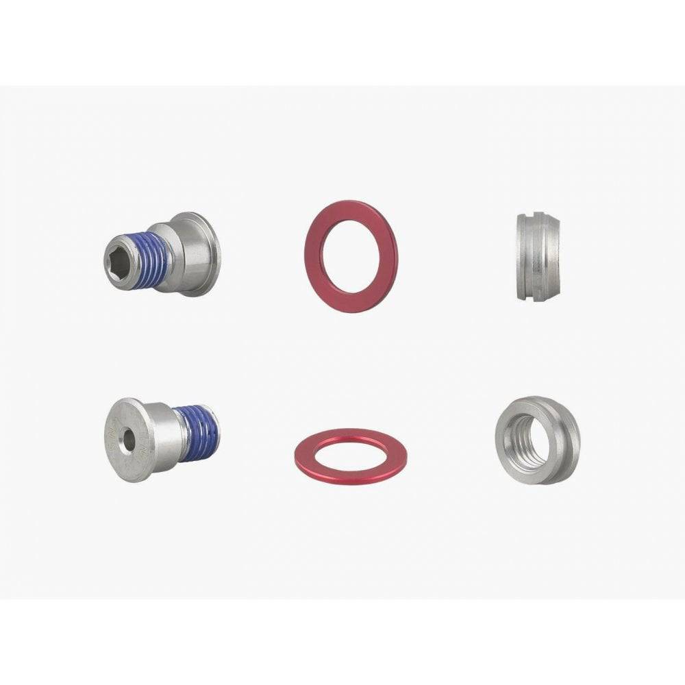 Trek Domane IsoSpeed front pivot internal hardware kit in grey for suspension upgrade, showing detailed components and assembly parts.