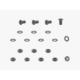 Trek Fetch+ 2 seat pad mounting kit with M6 x 10mm black components for secure bicycle seat installation.