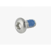 Bontrager Electra M3 x 10mm silver button head bolt for bike frames and accessories, showing a close-up of the metal fastener.