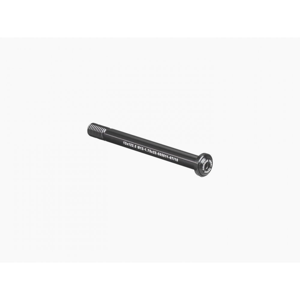 Bontrager Switch Lever front thru-axle 125mm in black with hex key operation for bicycle components.