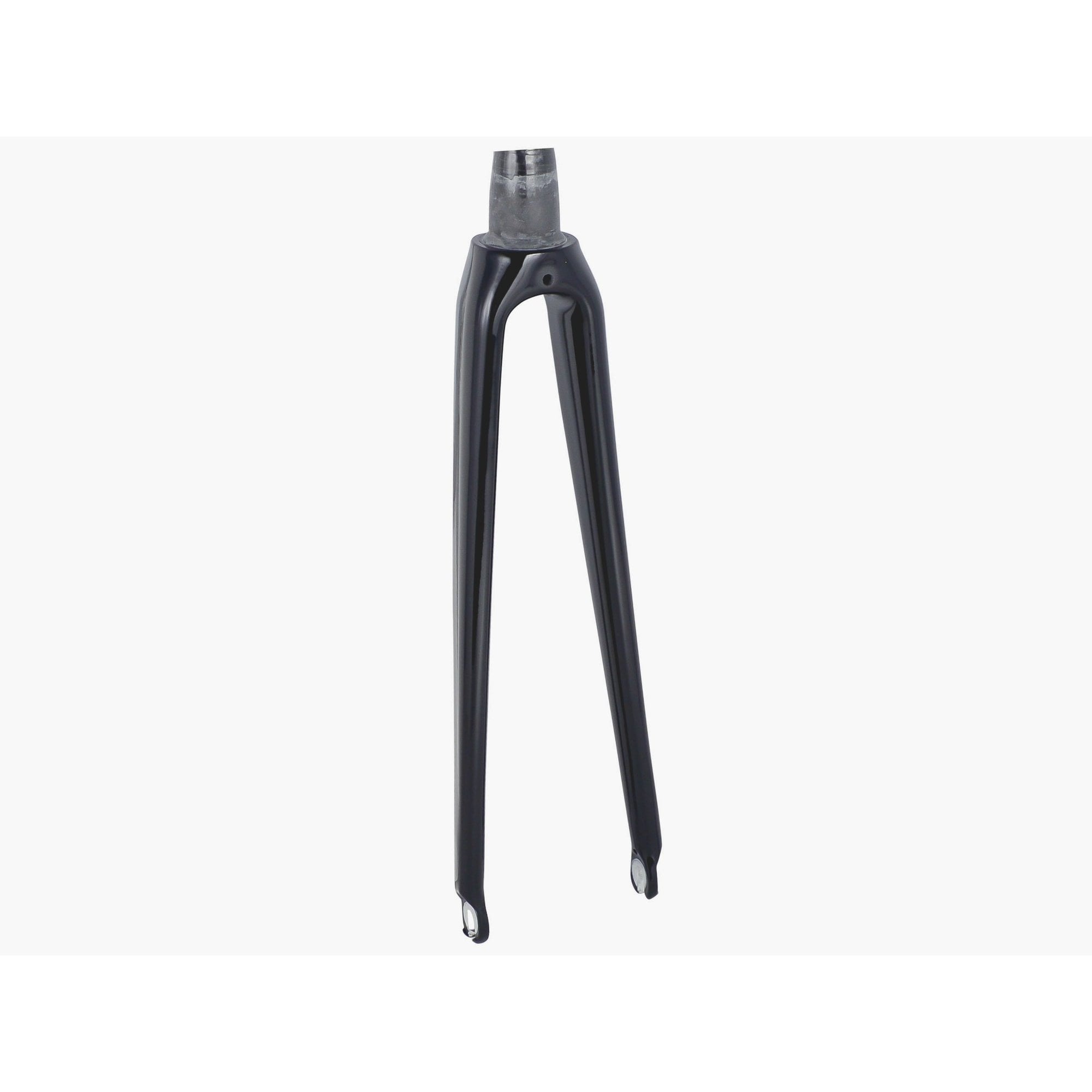 Trek 2012 Madone carbon fiber road bike forks with 700c wheels, designed for precise steering and high-performance cycling components.
