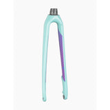 Trek Crockett Gen 2 700C disc gravel bike fork with flat-mount calipers, black carbon components for rugged riding.
