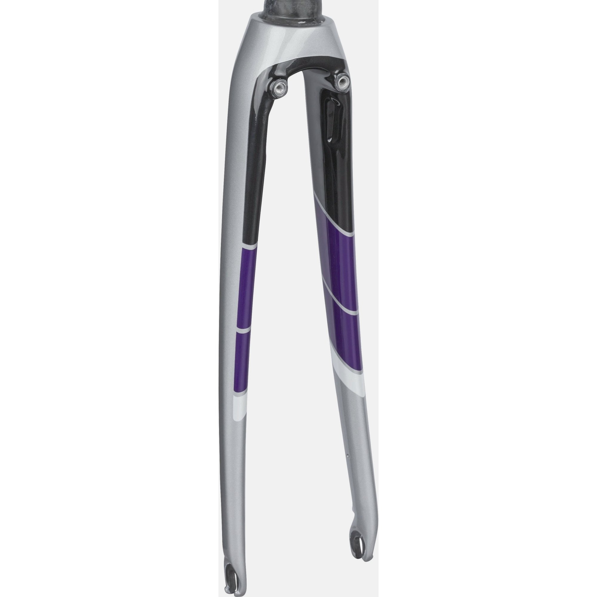 Trek Domane SL 5 women's 700C road bike fork components with precise steering, shown on a Trek bicycle.