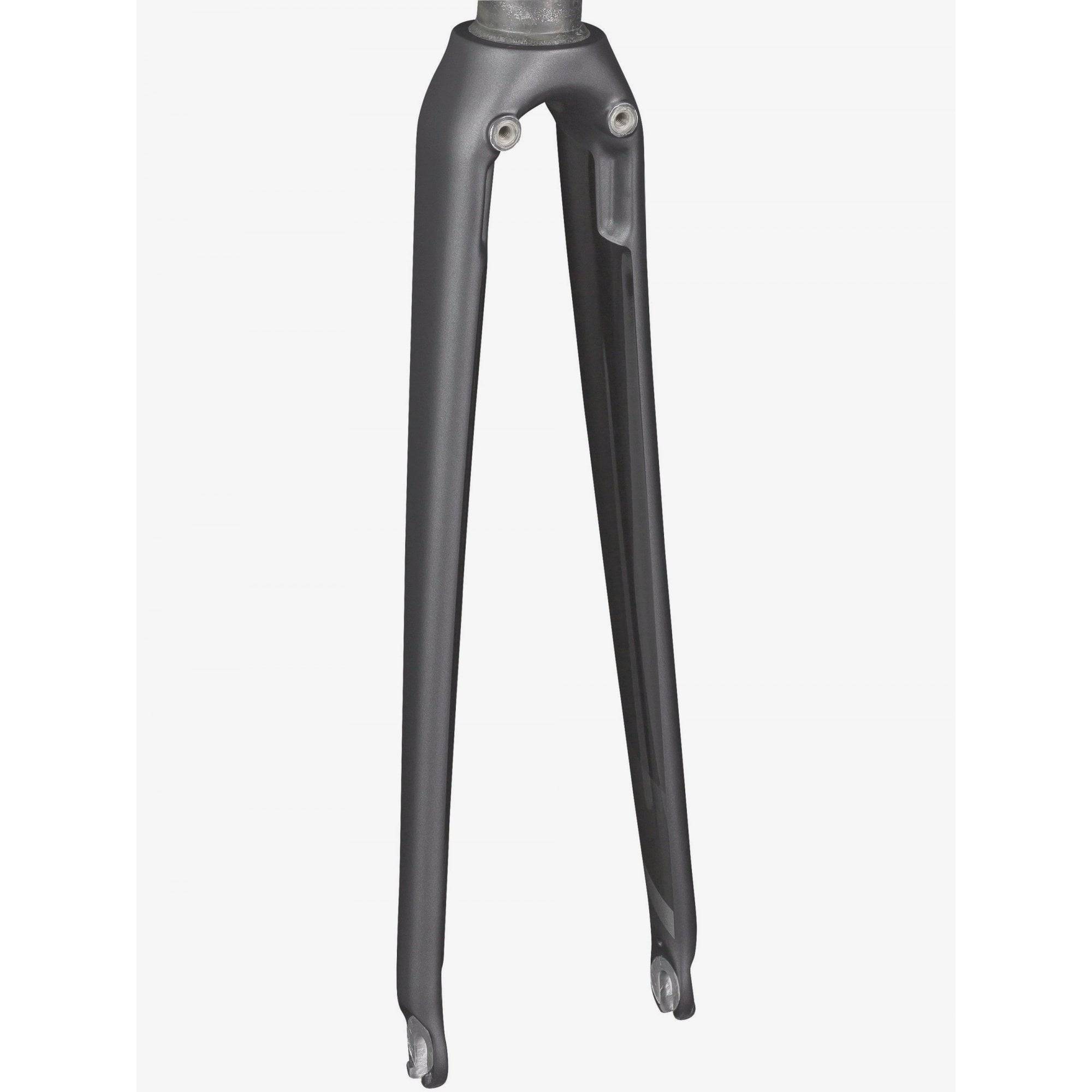 Trek 2018 Emonda SL 5 fork for rim brake road bikes, matte blue finish, lightweight carbon component.