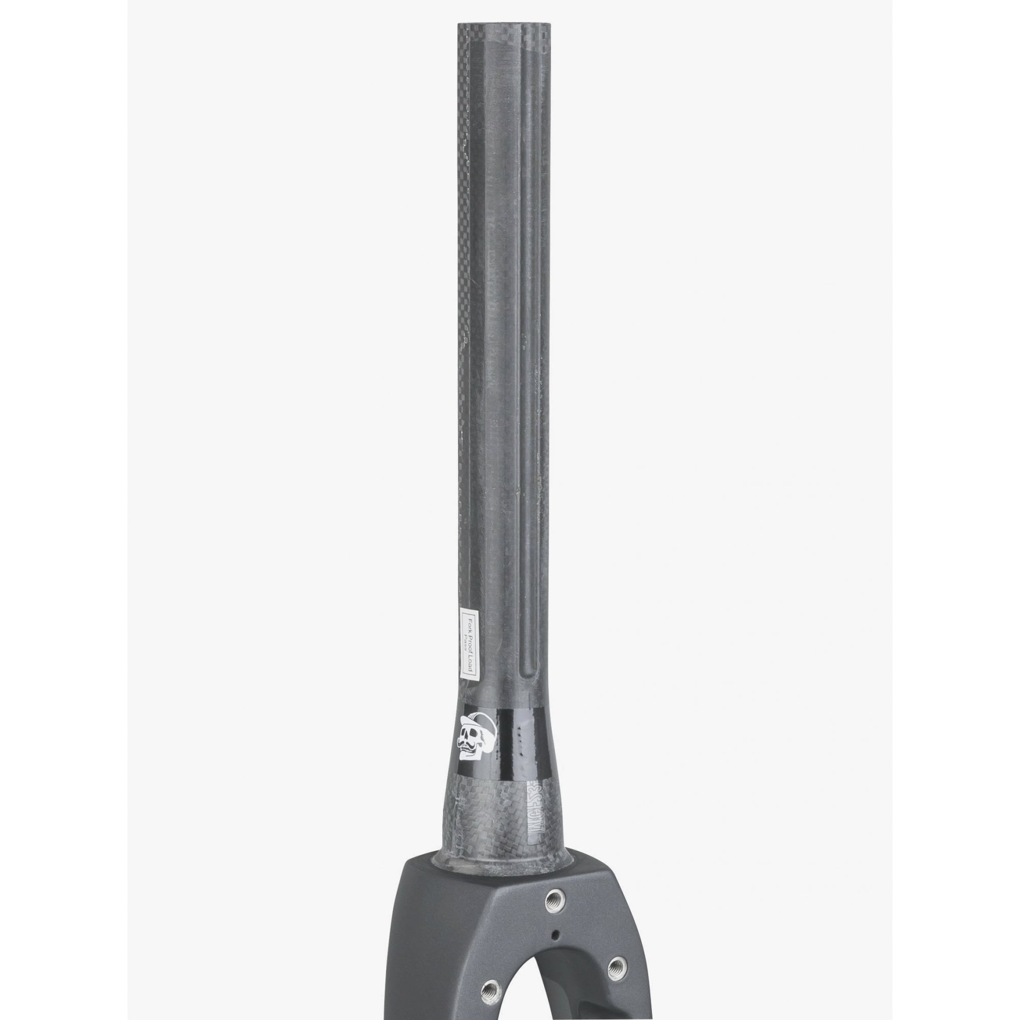 Trek 2018 Madone 9-Series 700C road bike fork for precision steering, black lightweight carbon bicycle component.