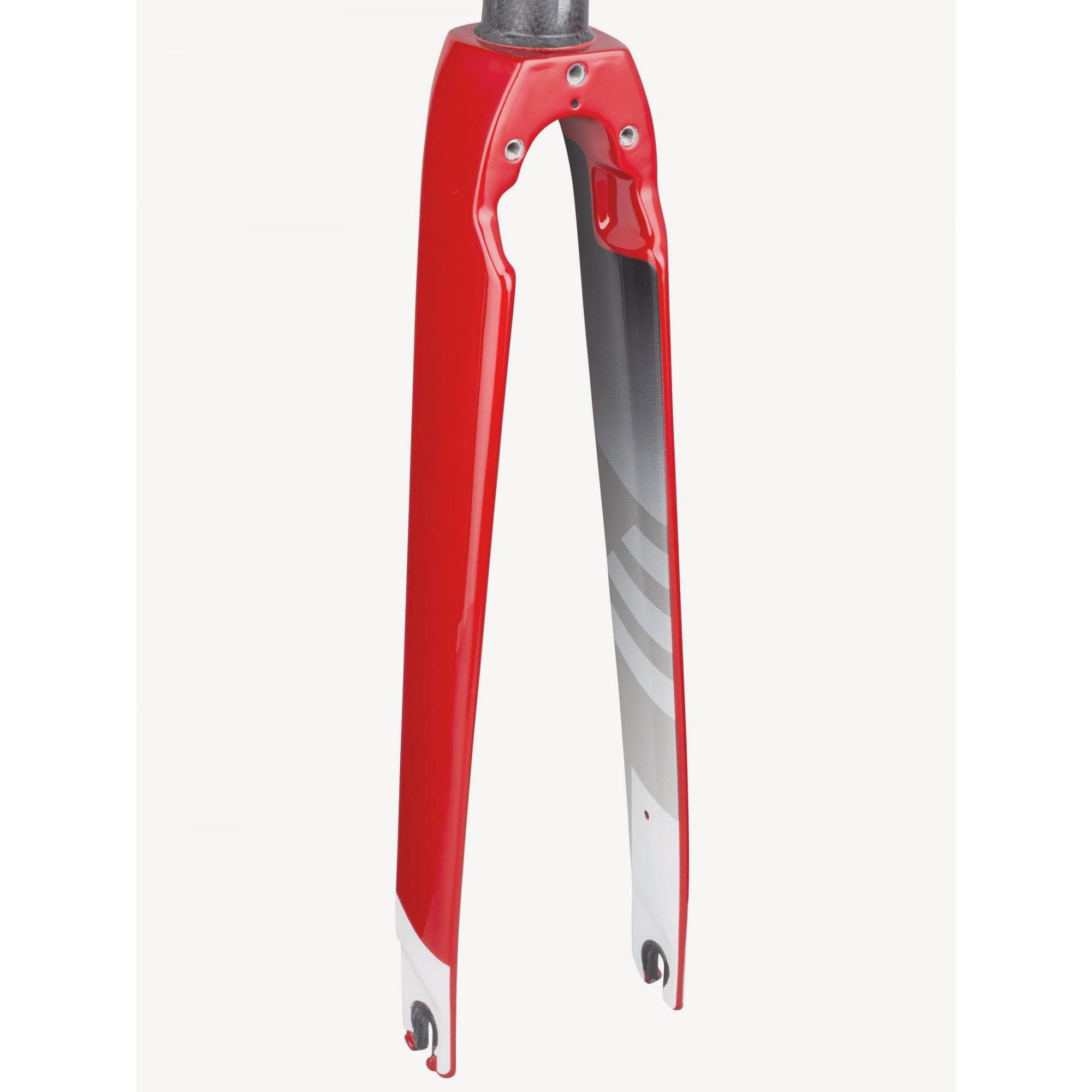 Trek 2018 Madone 9-Series 700C road bike forks for precision steering, bike component with lightweight carbon construction.