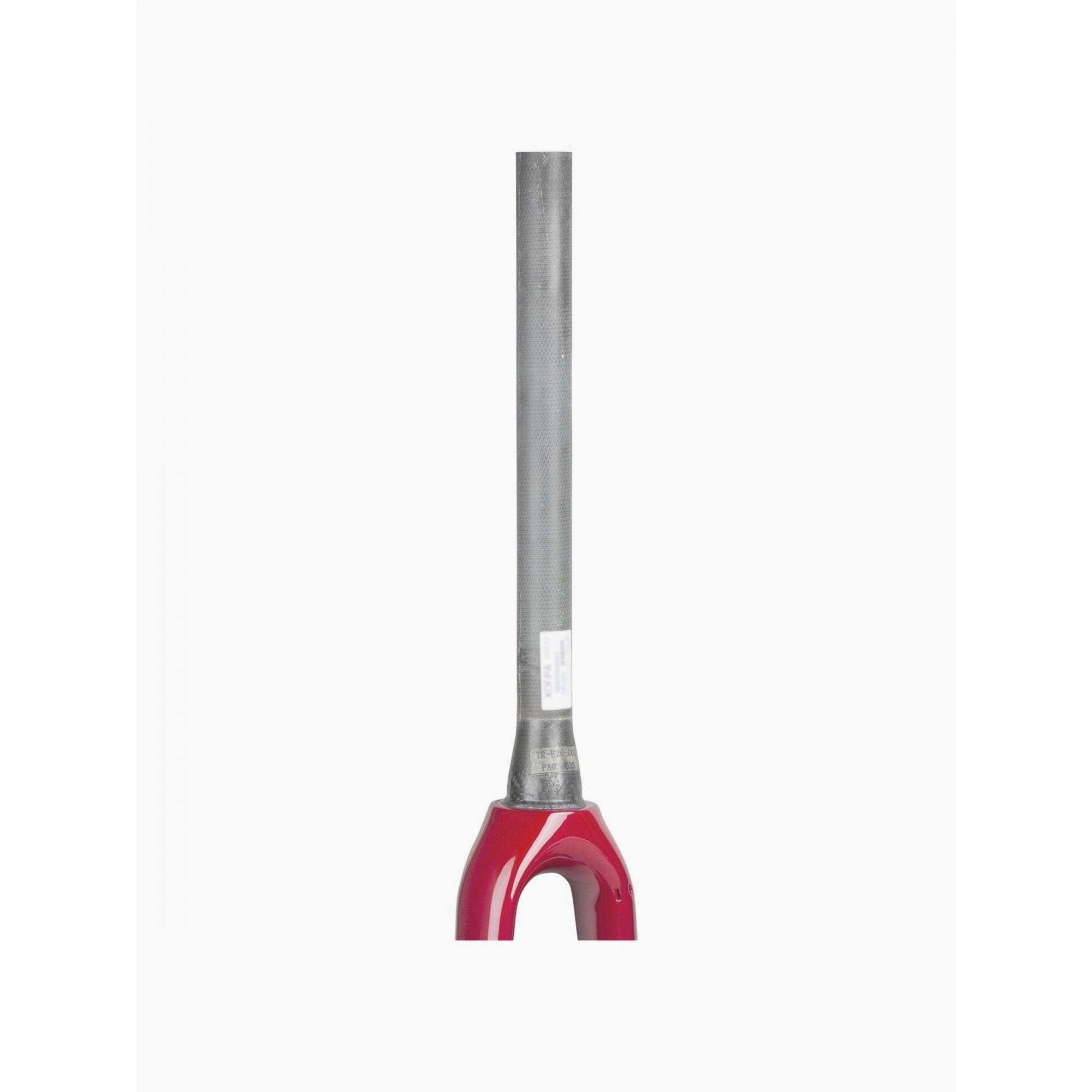 Trek Crockett 700C road bike fork with magenta mulberry fade finish, lightweight component for Trek cycling bikes.