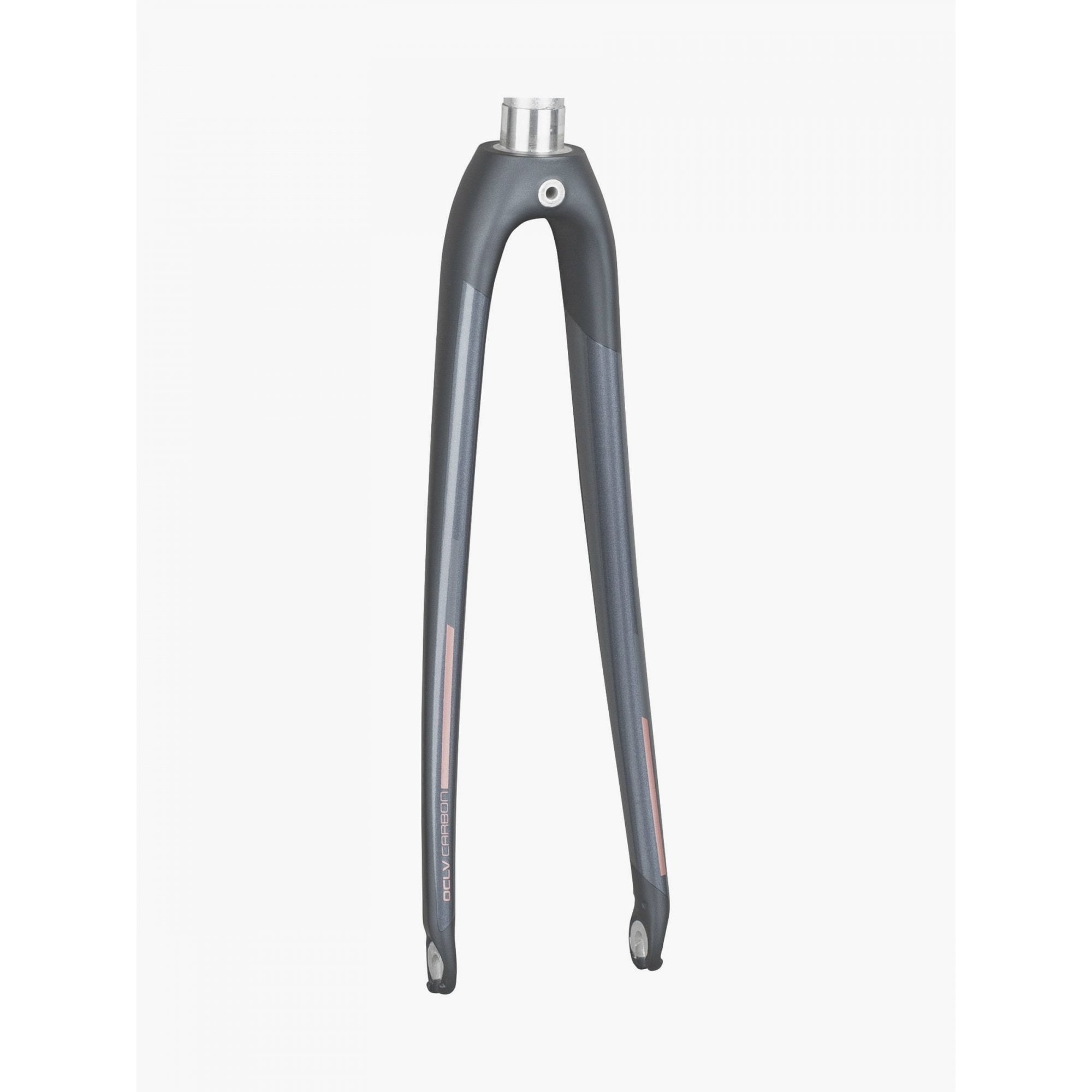 Trek Domane AL 700C road bike forks, lightweight aluminum components for improved steering and stability on Trek road bikes.