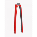 Trek Domane SL 6 700C road bike fork with precise steering components, designed for Trek's high-performance cycling.
