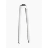 Trek Domane SL 6 700C road bike fork, lightweight alloy components designed for precise steering and control.