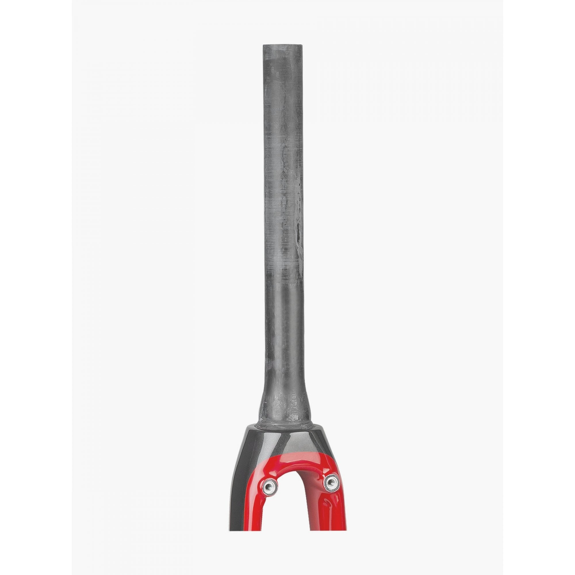 Trek Domane SL 5 700C road bike fork showcasing sleek black carbon construction for precise steering and stability.