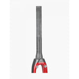 Trek Domane SL 5 700C road bike fork showcasing sleek black carbon construction for precise steering and stability.