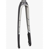 Trek Domane SL 8 700C road bike fork compatible with disc and rim brakes, featuring lightweight carbon construction.