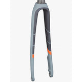 Trek Domane SL 8 700C road bike forks compatible with disc and rim brakes, lightweight carbon components for Trek road bikes