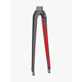 Trek Emonda SL 700C road bike forks, lightweight aluminum components for precise steering and control.