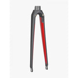 Trek Emonda SL 700C road bike forks, lightweight aluminum components for precise steering and control.