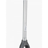 Trek FX Sport 6 disc fork with flat-mount calipers and 12mm thru-axle, showing lightweight alloy construction and mounting points.