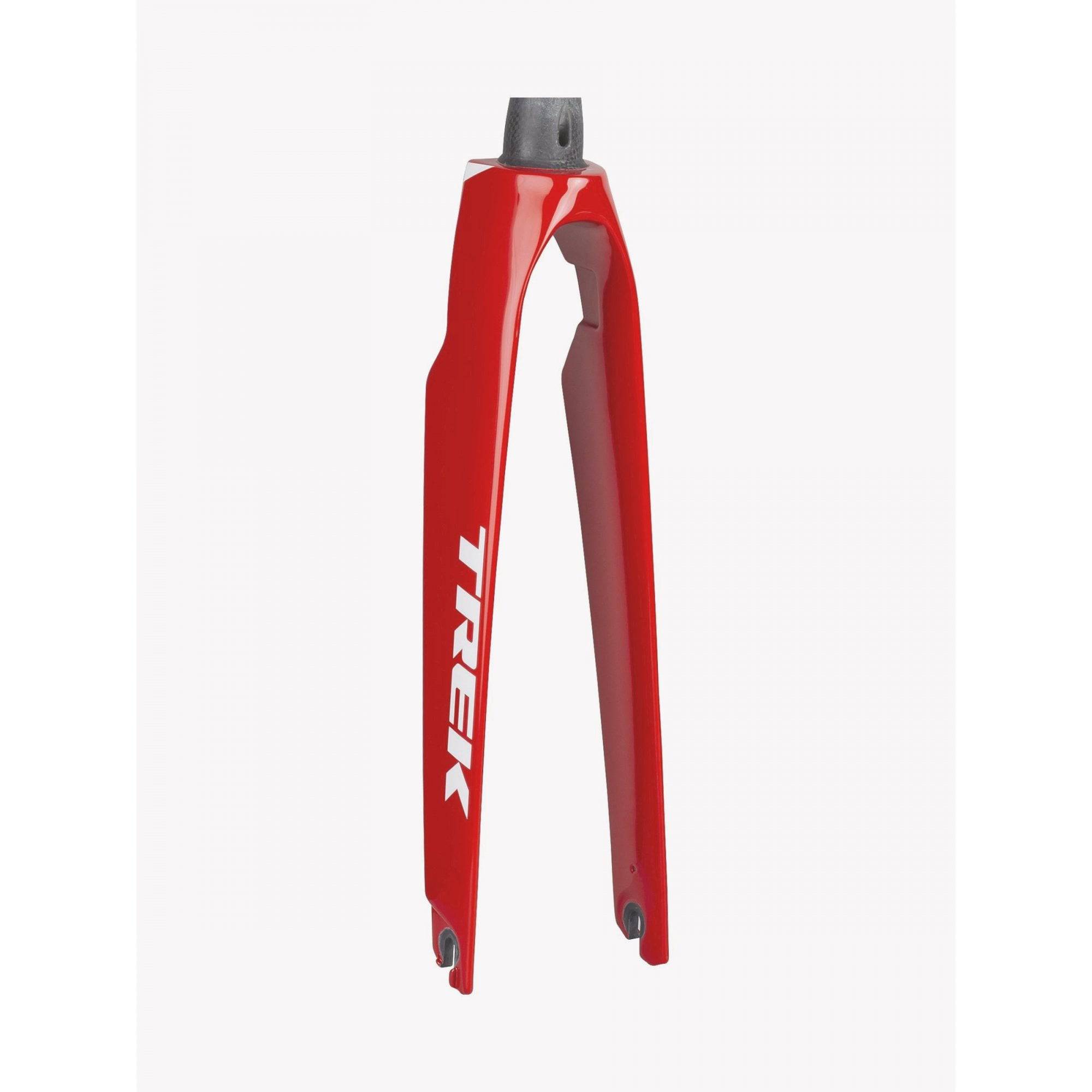 Trek Madone SLR 700C road bike fork, lightweight carbon component designed for precise steering and high performance cycling.