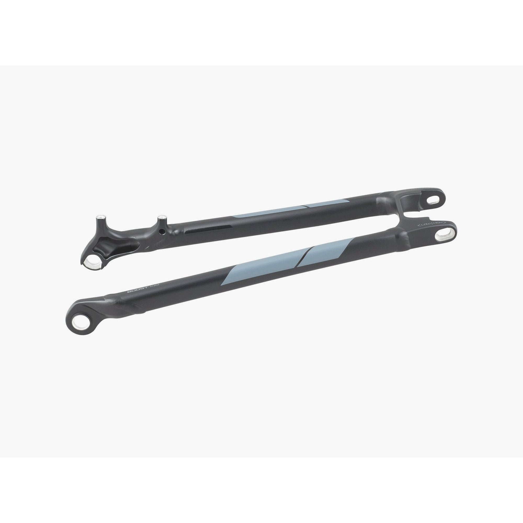 Trek Powerfly FS seatstay frame part in Volt and Black, compatible with 2018 and 2019 Trek electric mountain bikes.