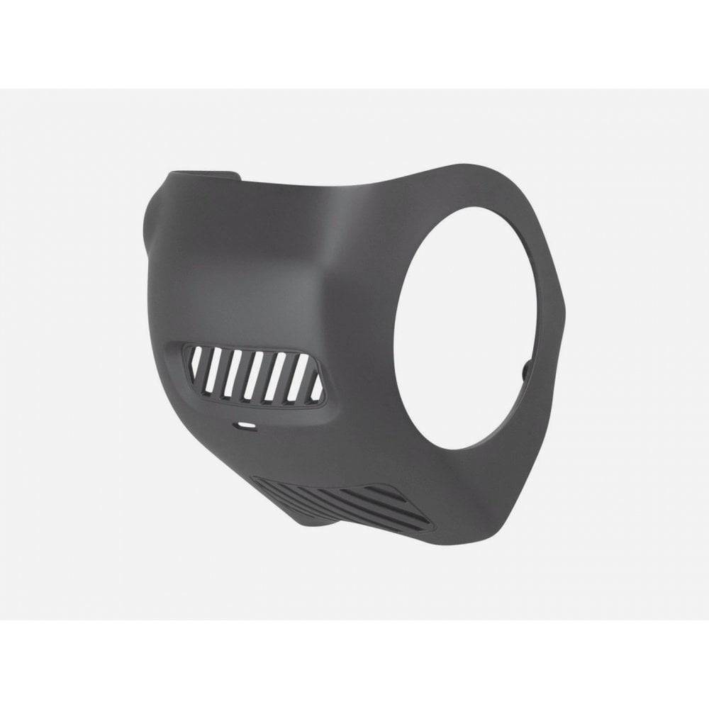 Trek Domane+ SLR motor covers, durable frame protection parts for Trek road bike, shown in close-up with black finish.