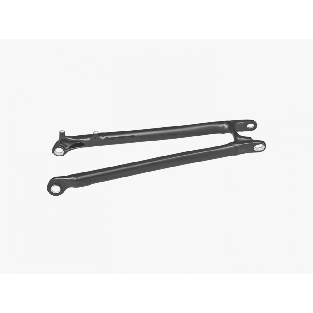 Trek Fuel EX 2017-2019 aluminum seatstay for 148x12 boost frames and ABP convert, bicycle component in black with mounting hardware.